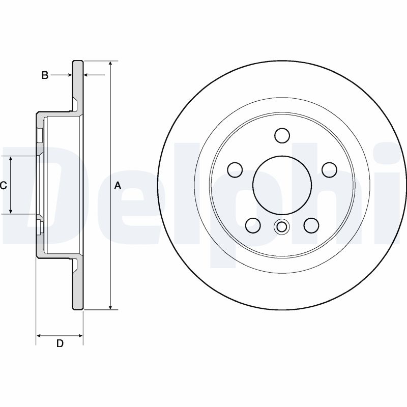 Disc frana BG4812C DELPHI