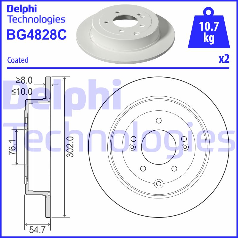 Disc frana BG4828C DELPHI