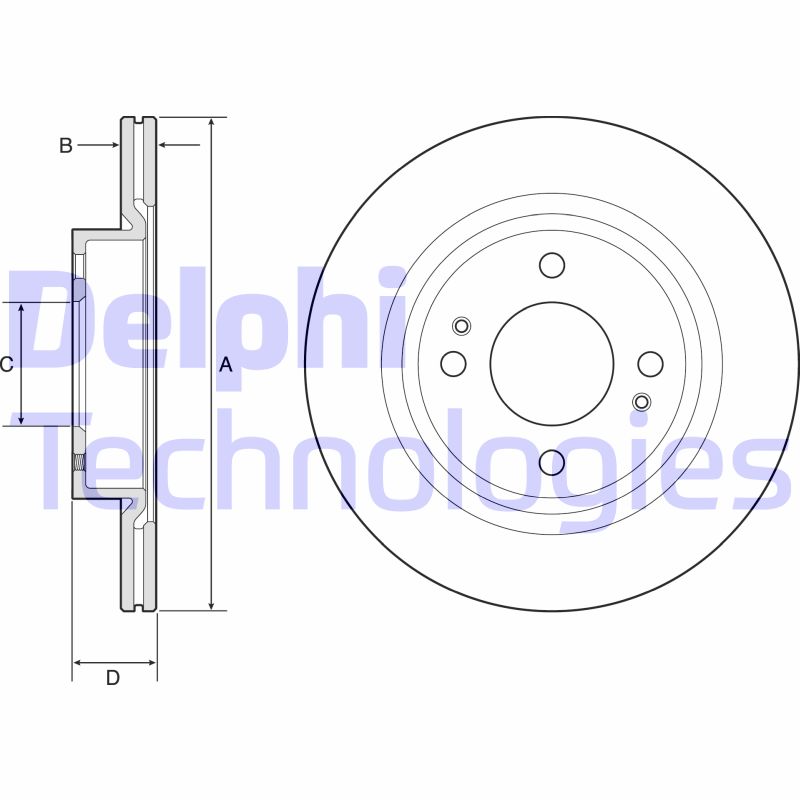 Disc frana BG4830C DELPHI