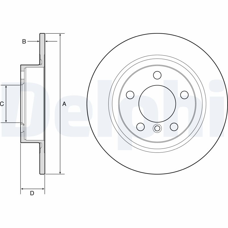 Disc frana BG4916C DELPHI