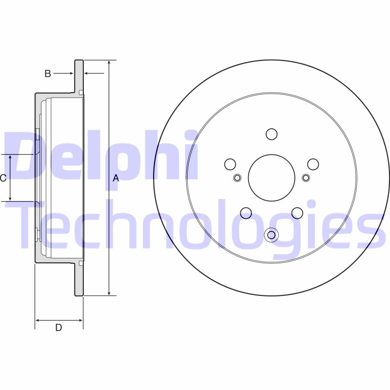 Disc frana BG4919C DELPHI