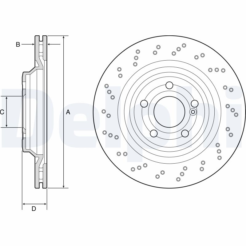 Disc frana BG4920C DELPHI