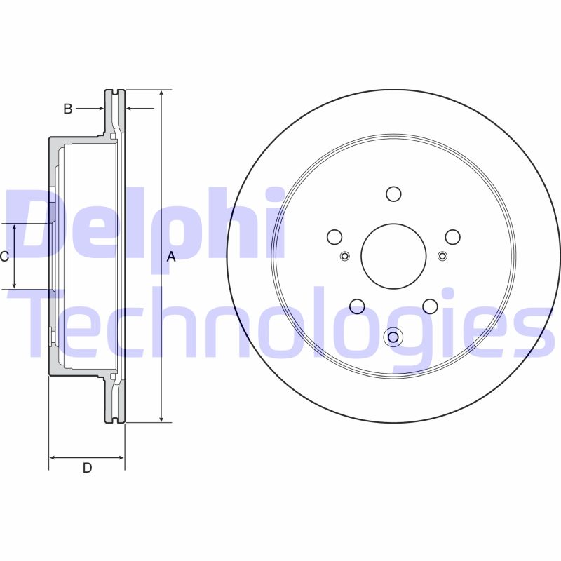 Disc frana BG4929C DELPHI