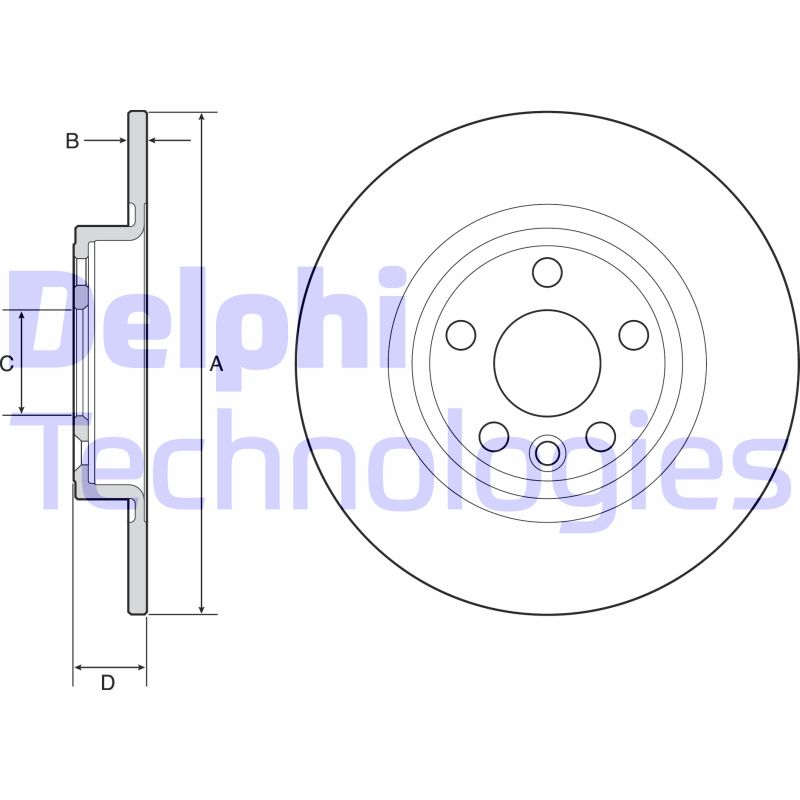 Disc frana BG4930C DELPHI