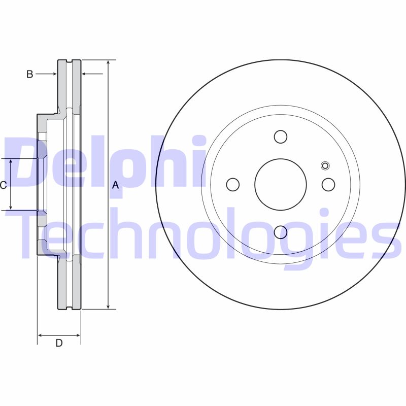 Disc frana BG4942C DELPHI