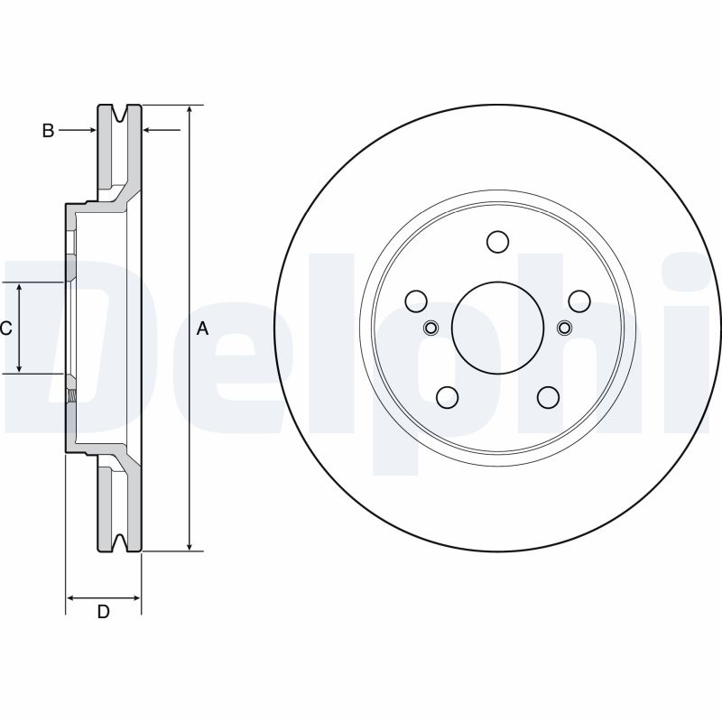 Disc frana BG4952C DELPHI