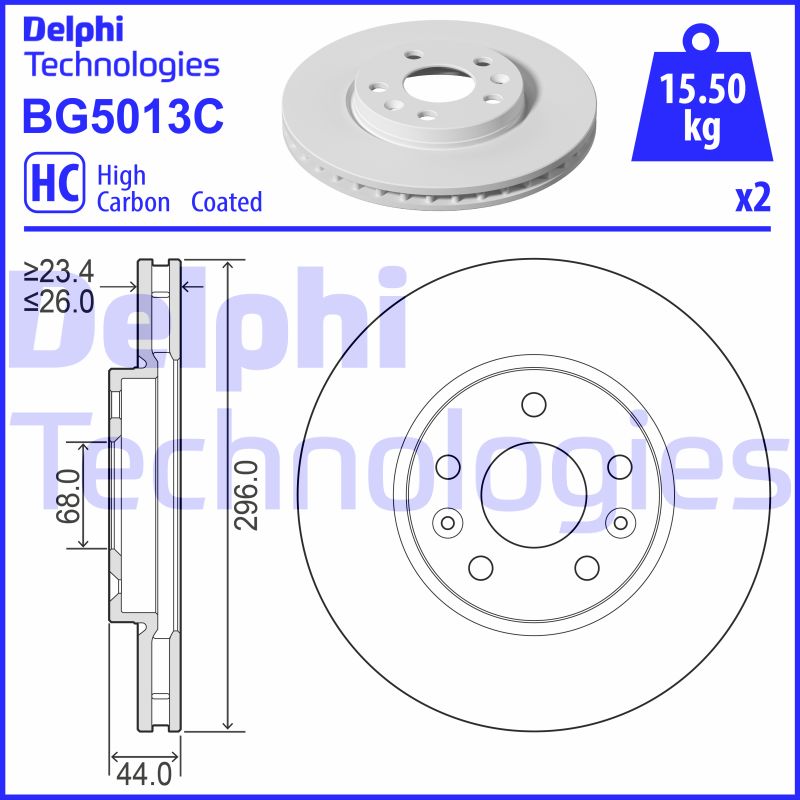 Disc frana BG5013C DELPHI