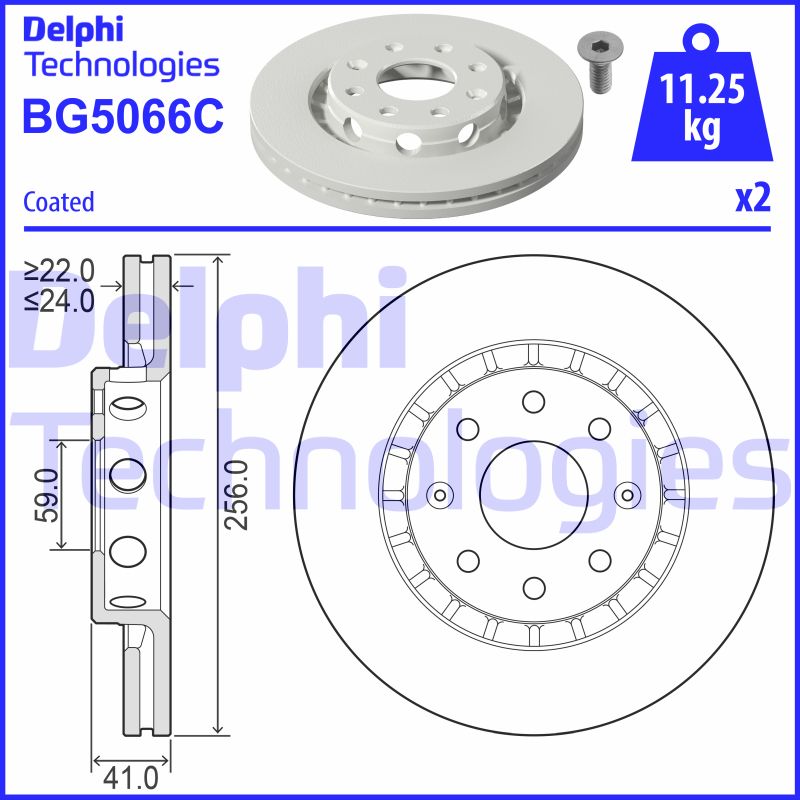 Disc frana BG5066C DELPHI