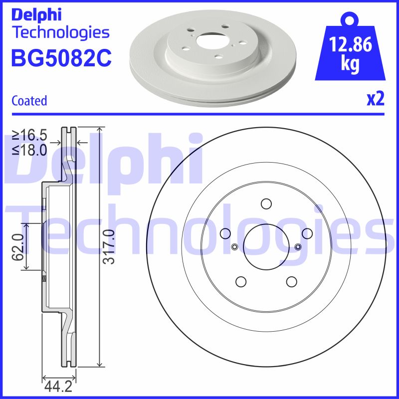 Disc frana BG5082C DELPHI