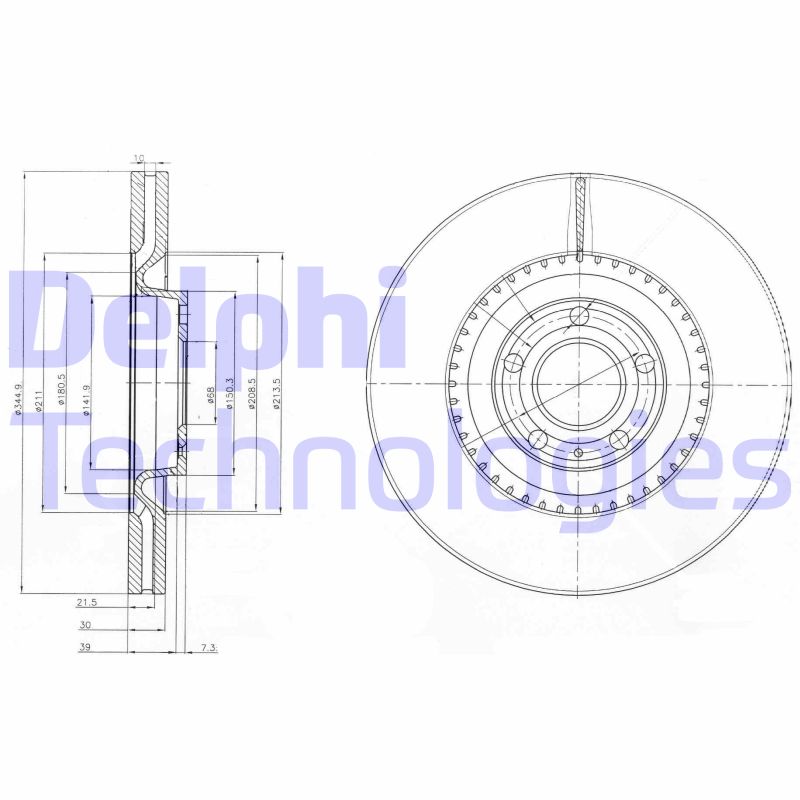 Disc frana BG9003 DELPHI