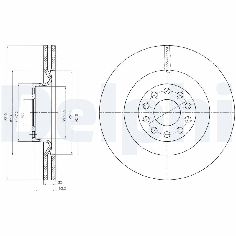 Disc frana BG9018 DELPHI