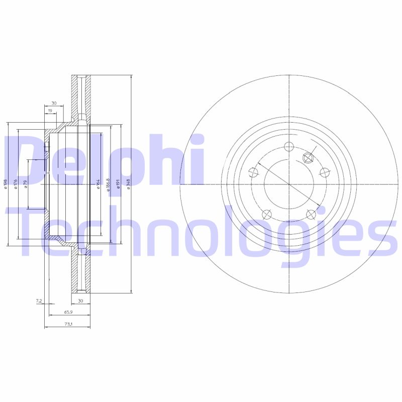 Disc frana BG9019 DELPHI