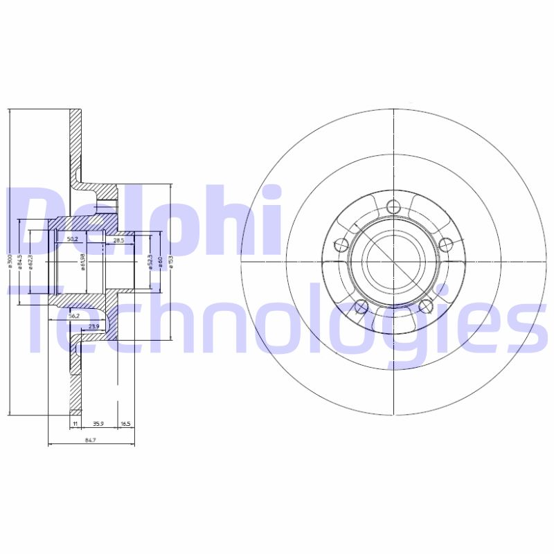 Disc frana BG9024RS DELPHI