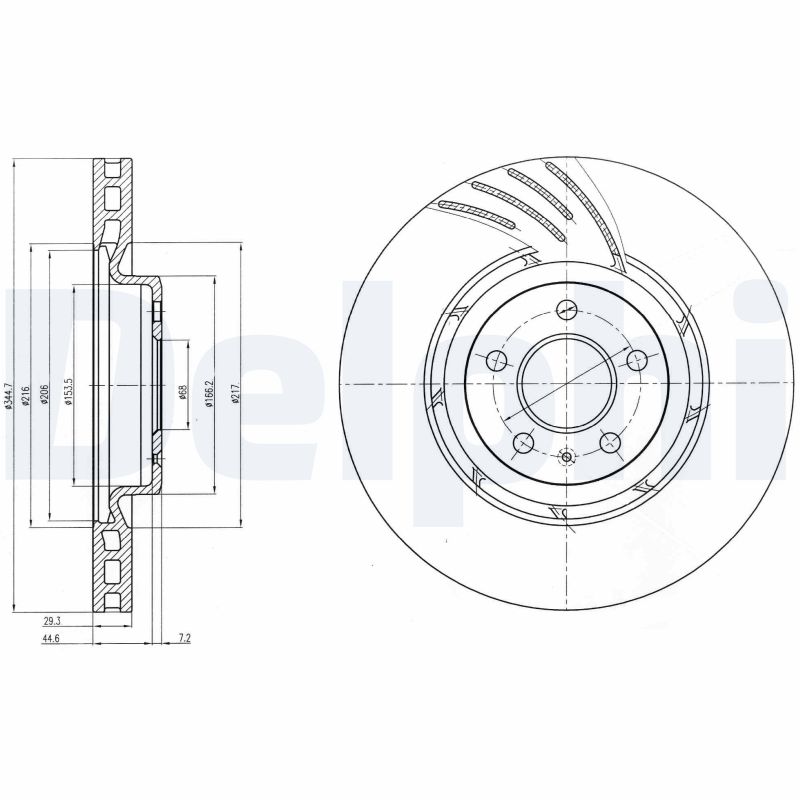 Disc frana BG9052 DELPHI