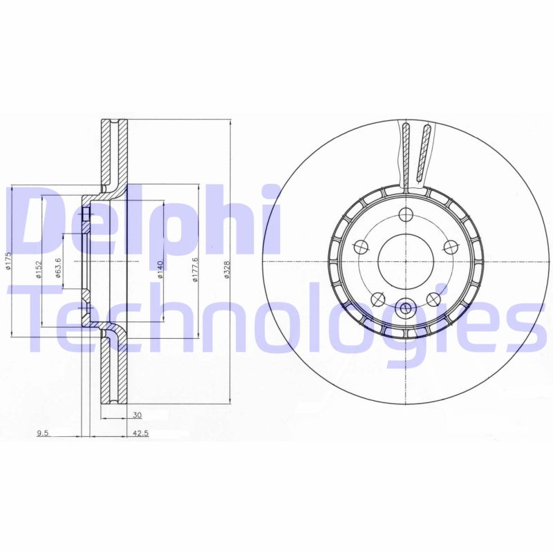 Disc frana BG9085 DELPHI