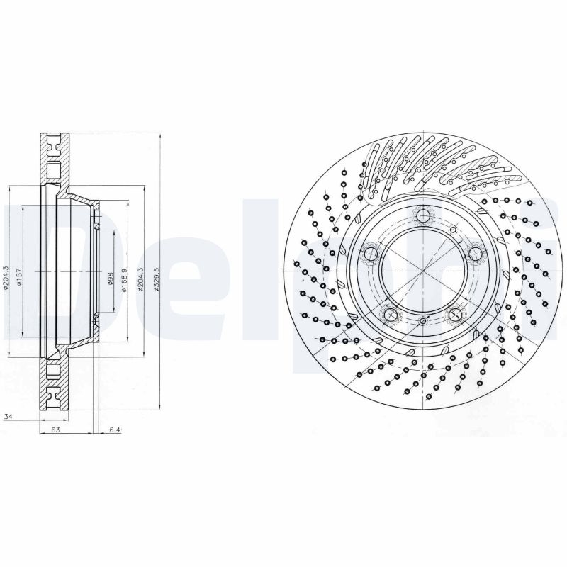 Disc frana BG9095 DELPHI