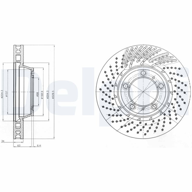 Disc frana BG9095C DELPHI