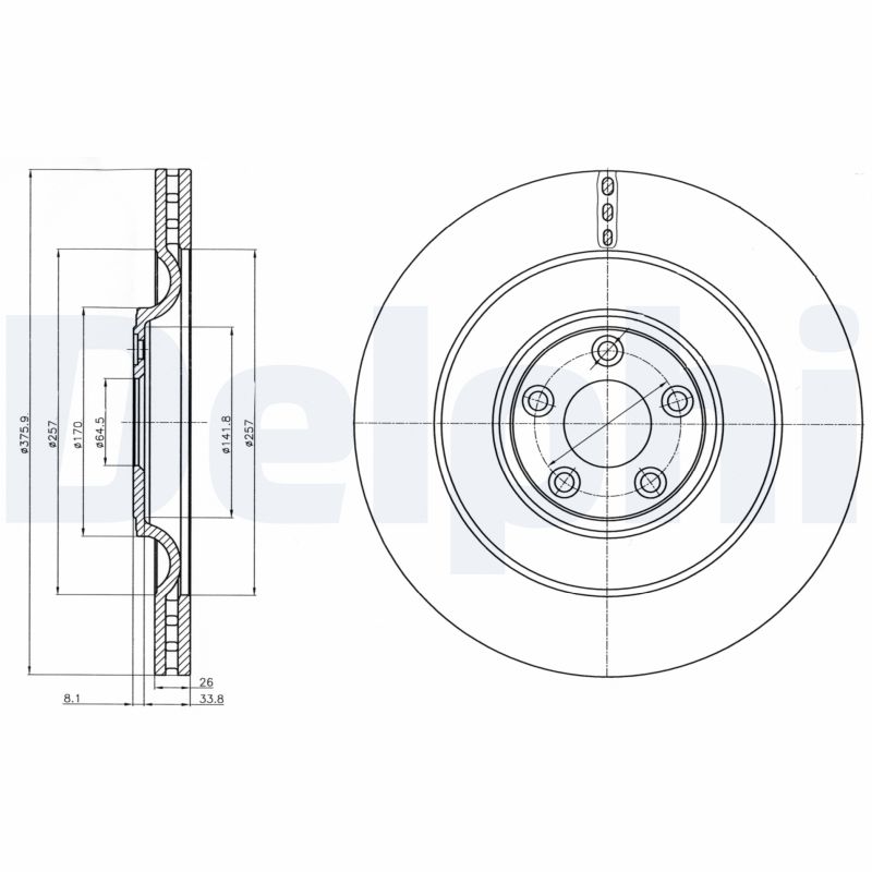 Disc frana BG9103 DELPHI