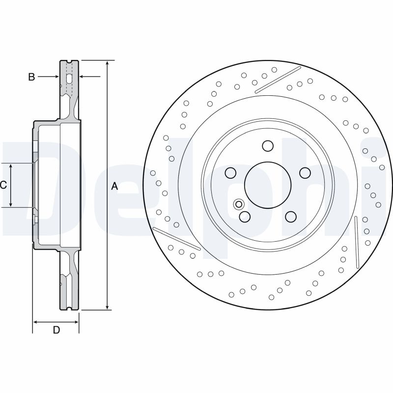 Disc frana BG9118C DELPHI