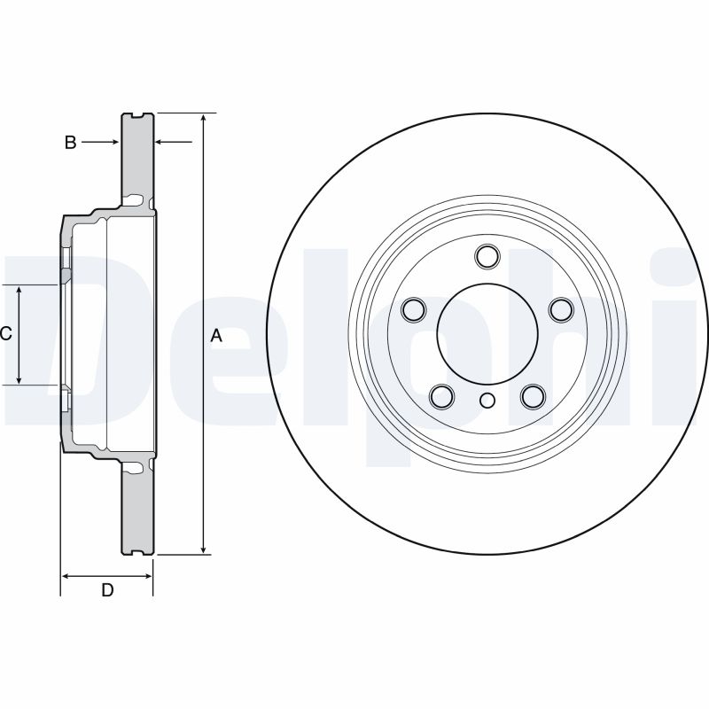 Disc frana BG9120C DELPHI