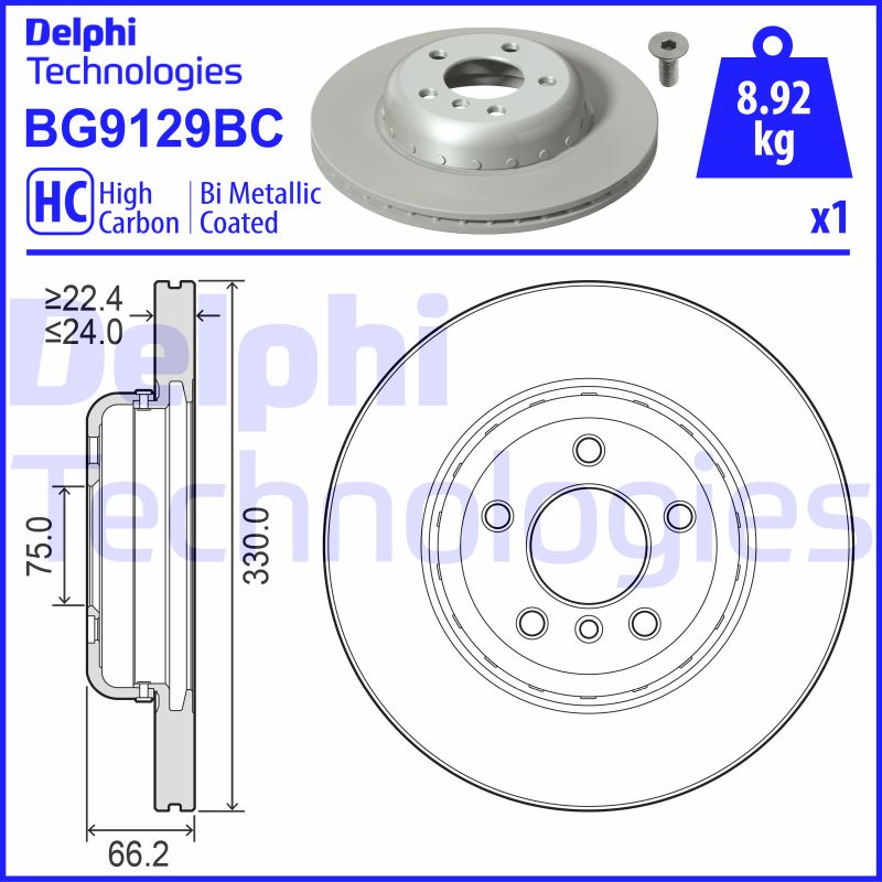 Disc frana BG9129BC DELPHI