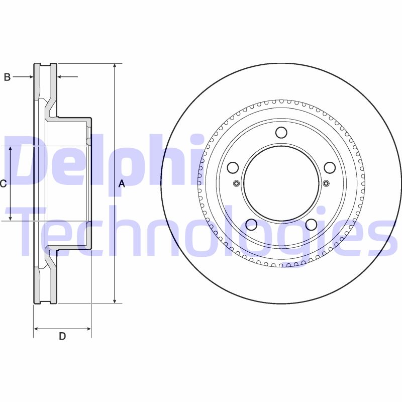 Disc frana BG9131 DELPHI