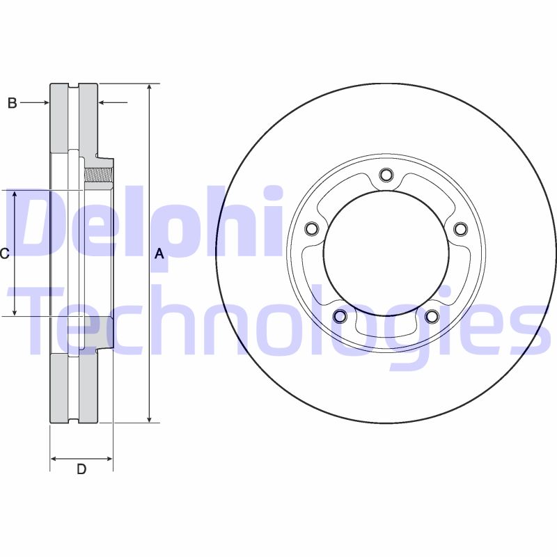 Disc frana BG9139 DELPHI