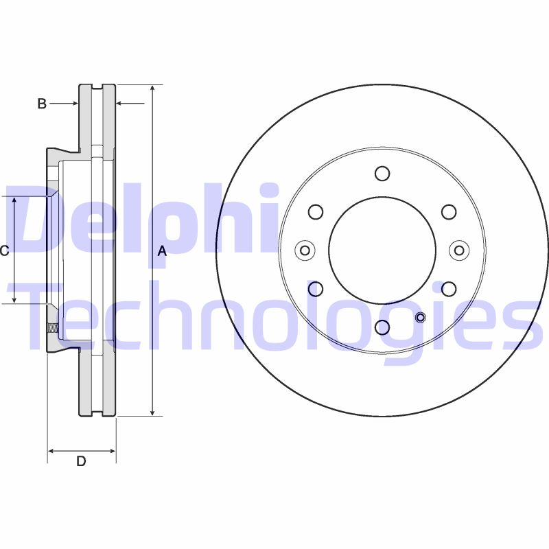 Disc frana BG9140C DELPHI