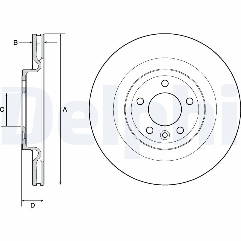 Disc frana BG9146C DELPHI