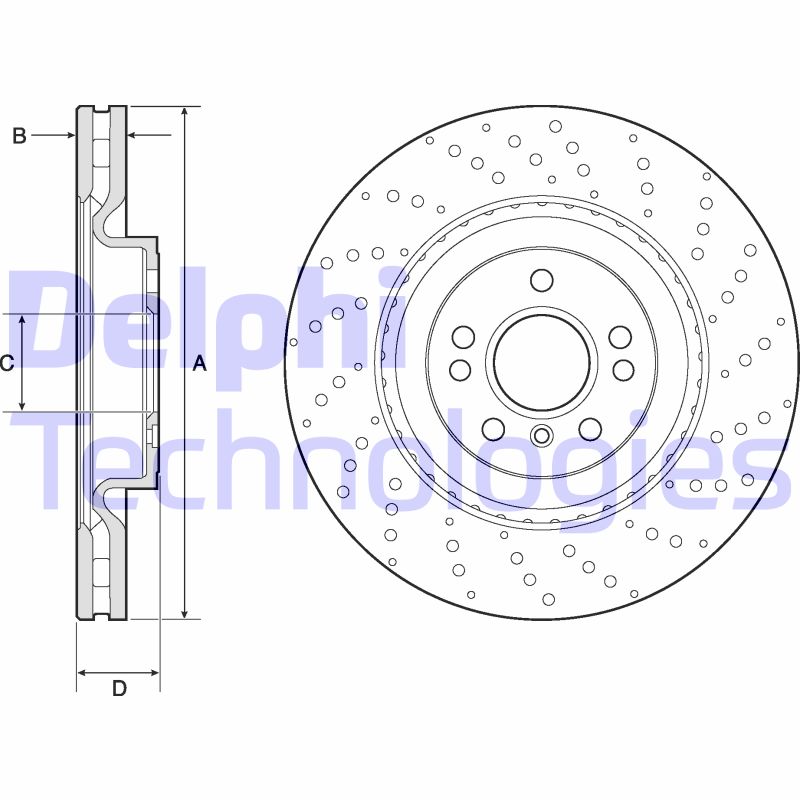 Disc frana BG9149C DELPHI