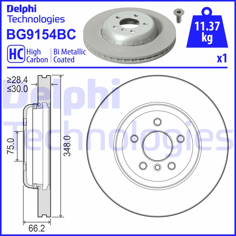 Disc frana BG9154BC DELPHI