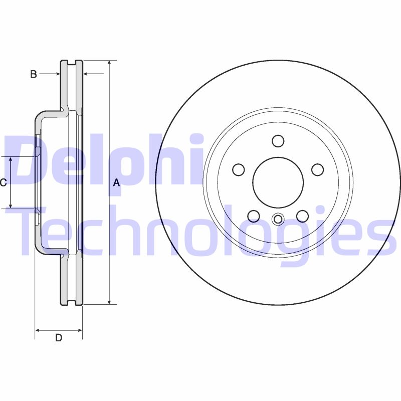 Disc frana BG9154C DELPHI