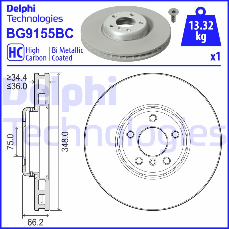 Disc frana BG9155BC DELPHI