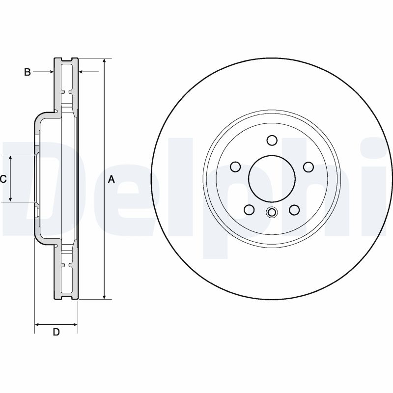 Disc frana BG9161C DELPHI