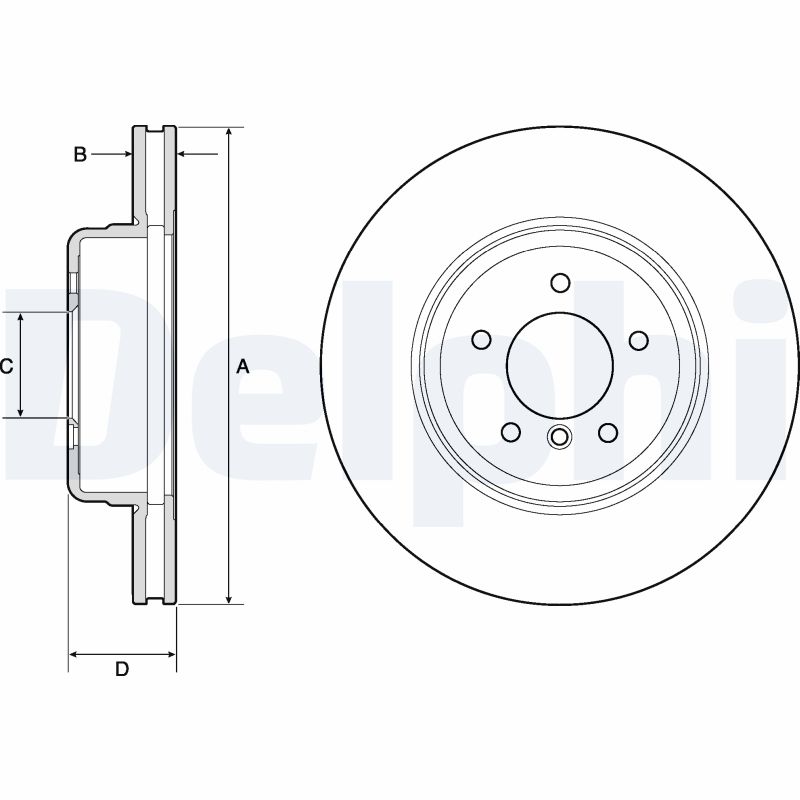 Disc frana BG9163C DELPHI