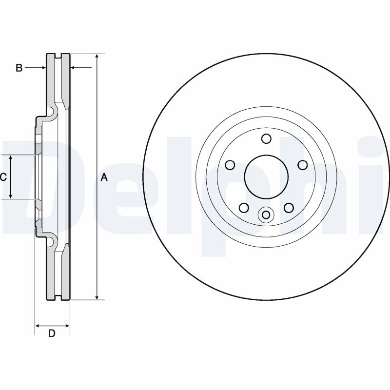 Disc frana BG9167C DELPHI