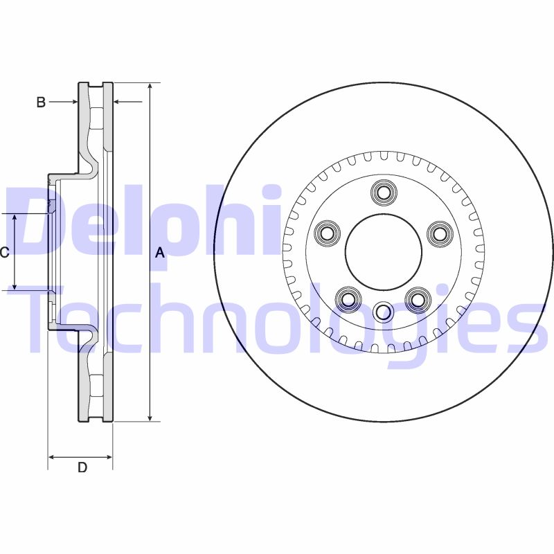 Disc frana BG9168C DELPHI