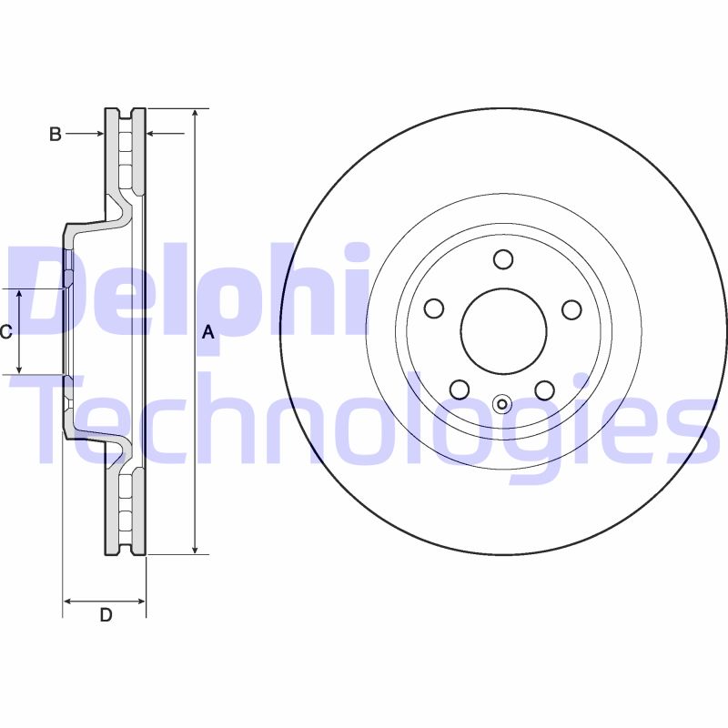 Disc frana BG9173C DELPHI