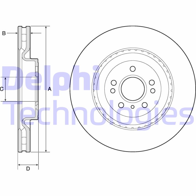 Disc frana BG9175C DELPHI