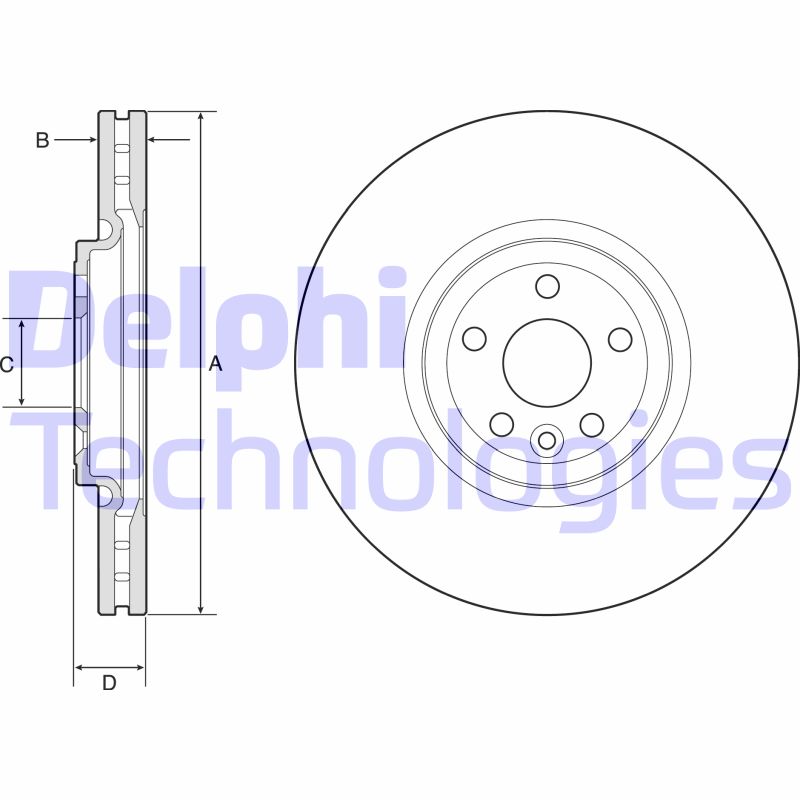 Disc frana BG9178C DELPHI