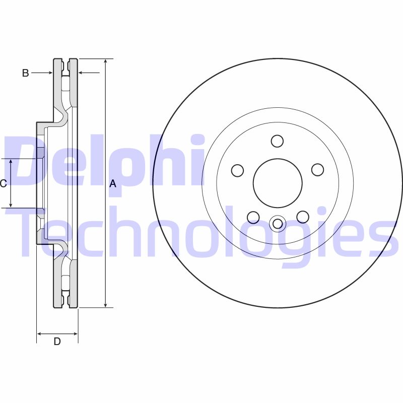 Disc frana BG9183C DELPHI