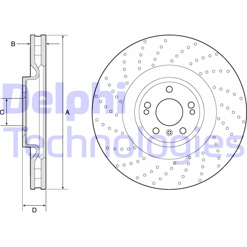 Disc frana BG9185C DELPHI