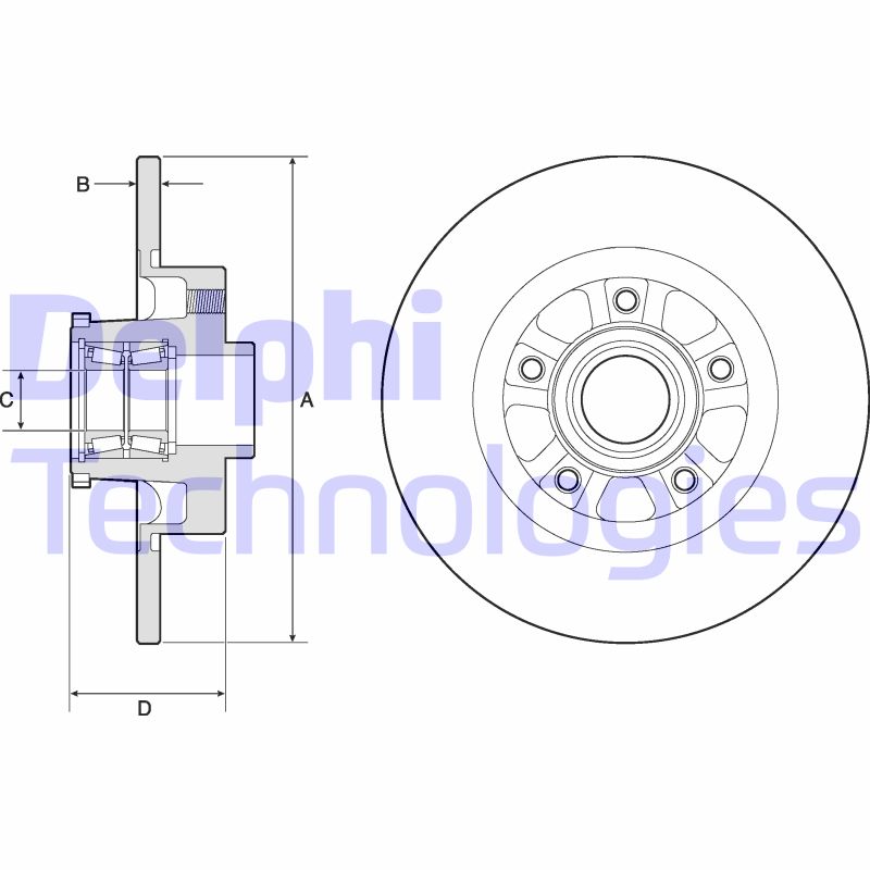 Disc frana BG9190RSC DELPHI