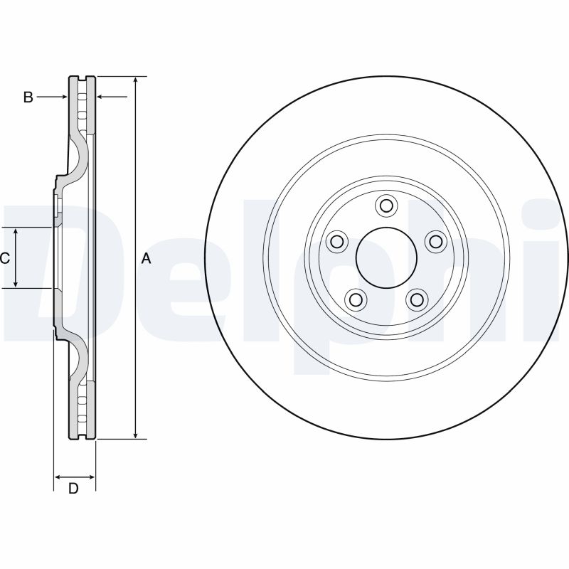 Disc frana BG9194C DELPHI