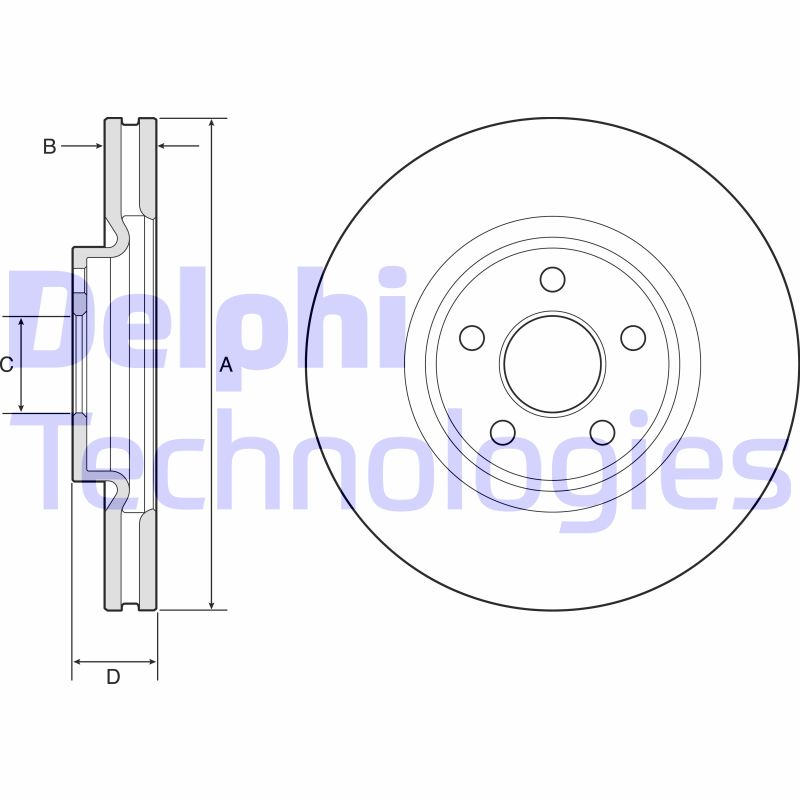 Disc frana BG9203C DELPHI