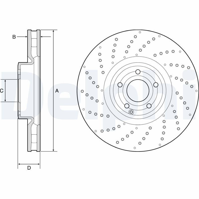 Disc frana BG9215C DELPHI