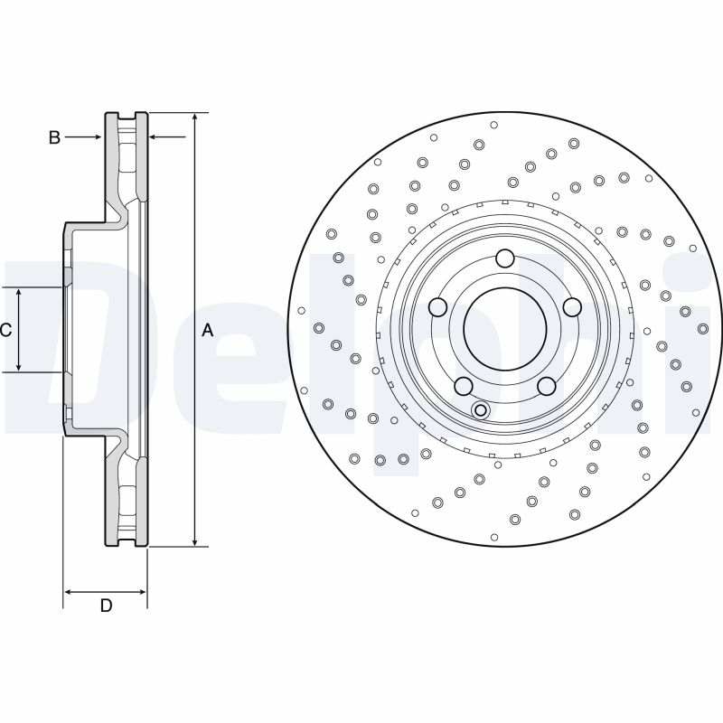 Disc frana BG9216C DELPHI