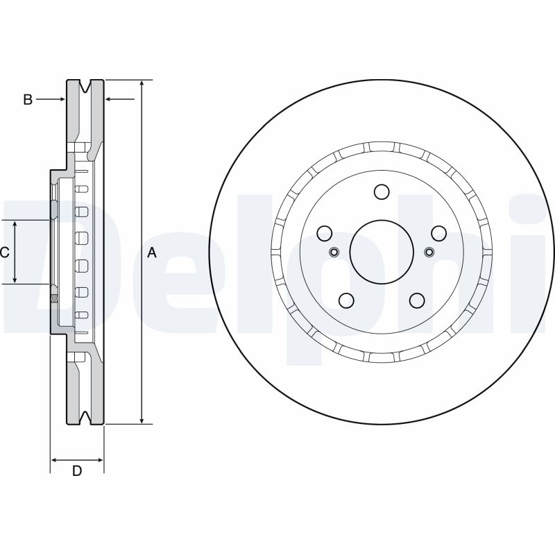 Disc frana BG9219C DELPHI