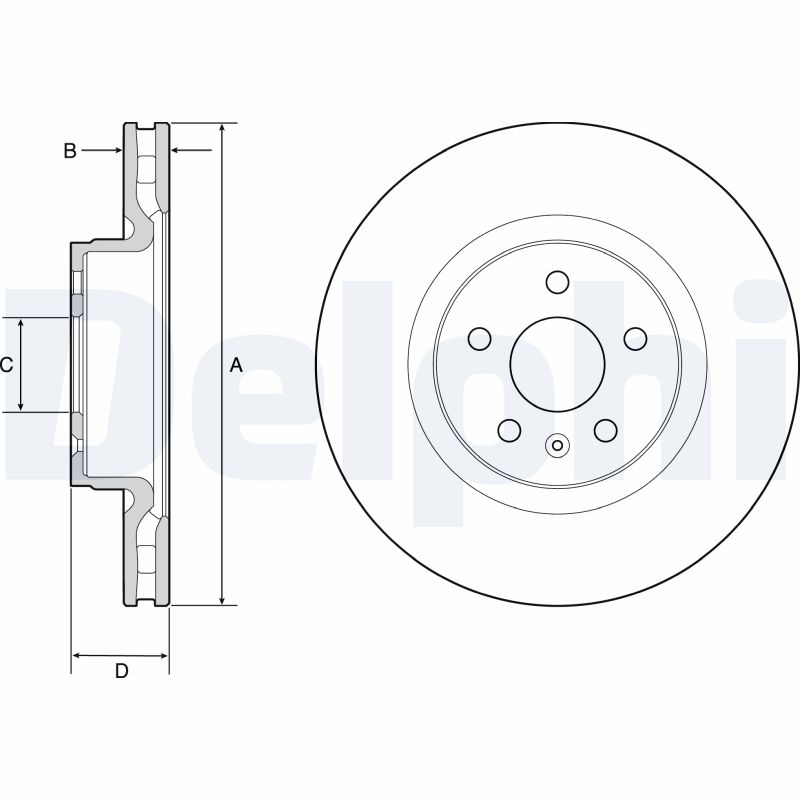 Disc frana BG9220C DELPHI