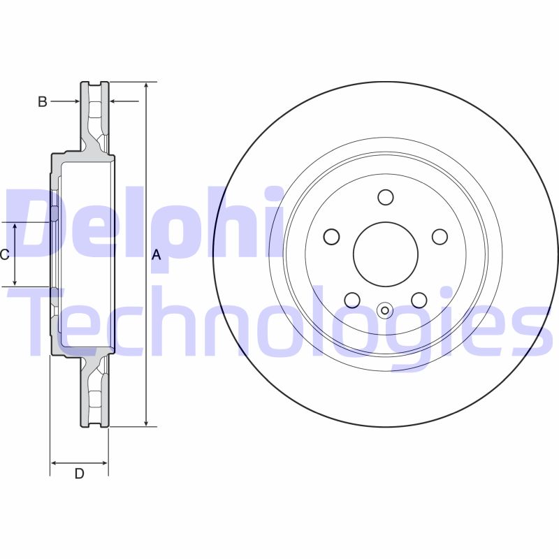 Disc frana BG9221C DELPHI